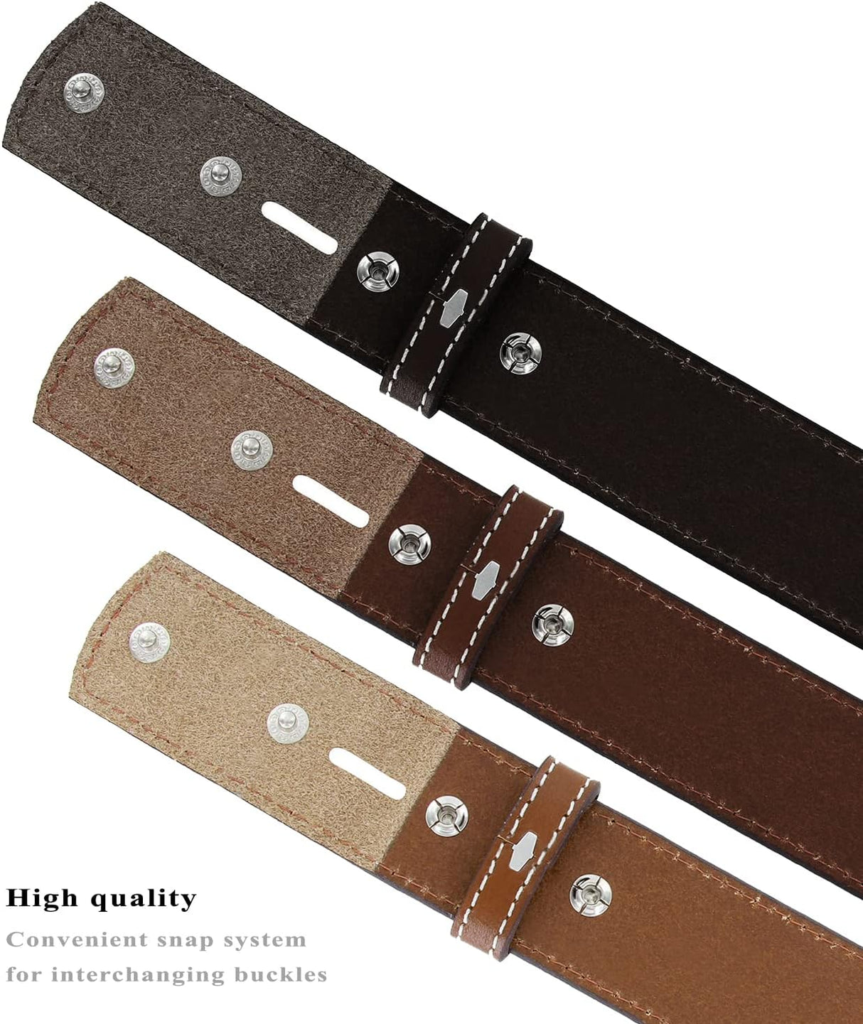 Genuine Full Grain Western Engraved Tooled Leather Belt Strap or Belt 1-1/2" Wide, Multi-Style Options
