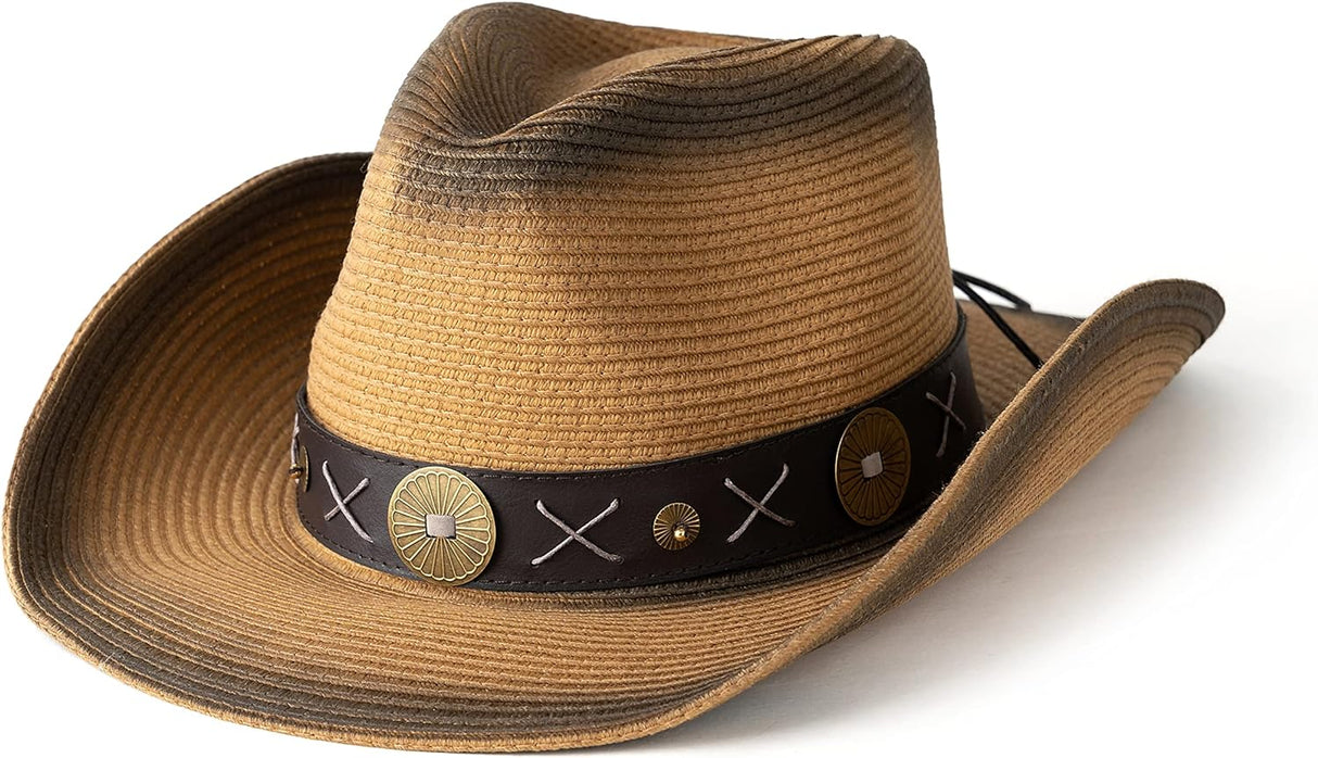 Straw Cowboy Hat | Western Cowgirl & Cowboy Style for Men & Women