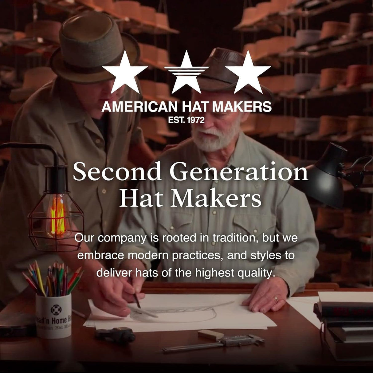 Hollywood Leather Cowboy Hat — Handcrafted 100% Fine Leather Hat Breathable, System, Brown