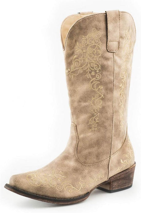 Elegant Women's Riley Scroll Boot | Classic Design with Modern Flair