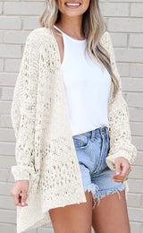 Elegant Boho Chic Crochet Cardigan Kimono for Women | Summer Collection