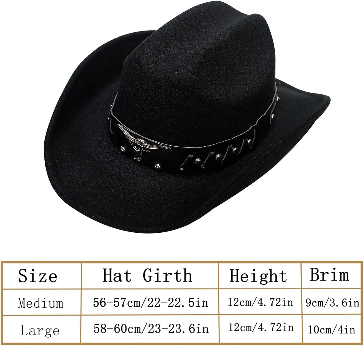 Cowboy Hat for Women & Men