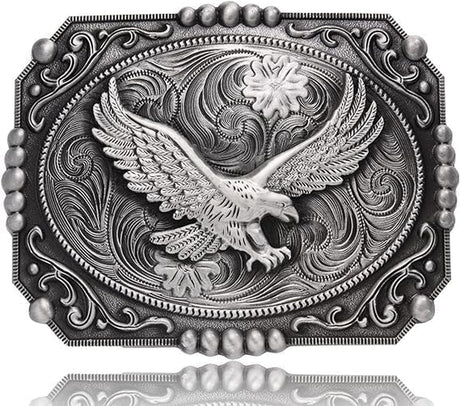 Soaring Eagle Western Belt Buckle | Cowboy Texas Rodeo Style 