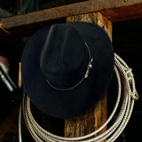 Elegant Unisex Felt Cowboy Hat with Shapeable Wide Brim | Classic Cattleman Design for Men & Women