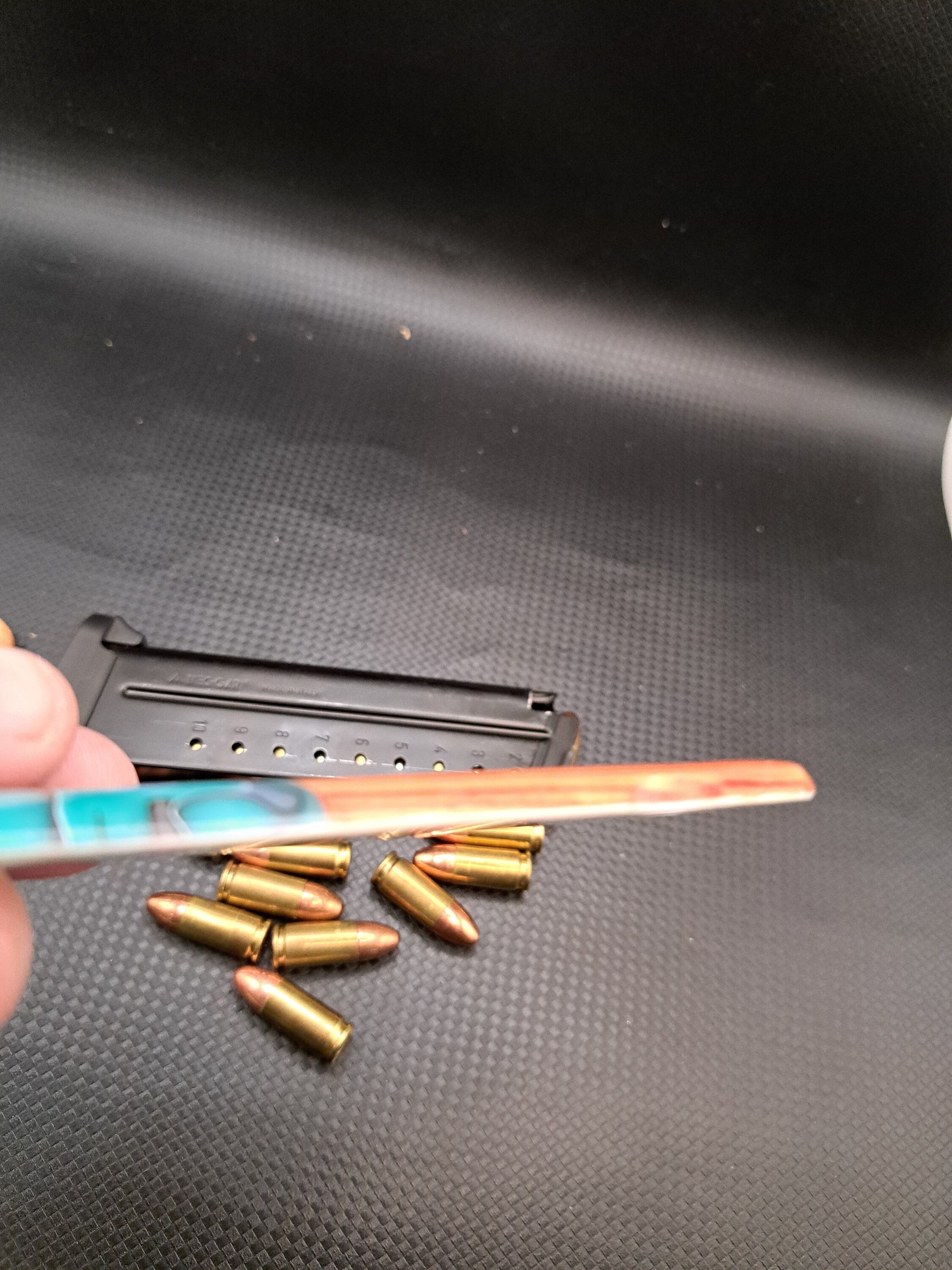 ✽.。.:*クラウン✽.。.:* Tulip Wood, Epoxy Resin and G10 1911 Grips Full Size